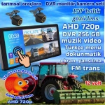 2 ADET BALIK GÖZÜ 720P AHD 170'' KAMERA DOKUNMATİK 10.36'' VİDEO MÜZİK DVR EKRAN SETİ 12 V - Görsel 5