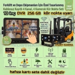 10 İNÇ DVR 4 KAMERALI KABLOSUZ DOKUNMATİK AHD 1080P BSD KÖR NOKTA UYARI 12 24 VOLT - Görsel 5