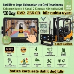 10 İNÇ DOKUNMATİK DVR 2 ADET KABLOSUZ KAMERA AHD 1080P  MONİTÖR BSD KÖR NOKTA SİSTEMLİ 12 24 V - Görsel 4