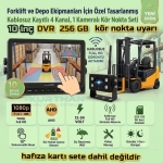 10 İNÇ DOKUNMATİK 1 ADET KABLOSUZ KAMERA AHD 1080P DVR MONİTÖR BSD KÖR NOKTA SİSTEMLİ 12 24 V - Görsel 6