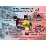 10 İNÇ DOKUNMATİK DVR 2 ADET KABLOSUZ KAMERA AHD 1080P  MONİTÖR BSD KÖR NOKTA SİSTEMLİ 12 24 V - Görsel 6