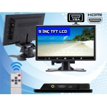 9 İNÇ HDMİ VGA TFT LCD  GÜVENLİK MONİTÖRÜ - Görsel 6